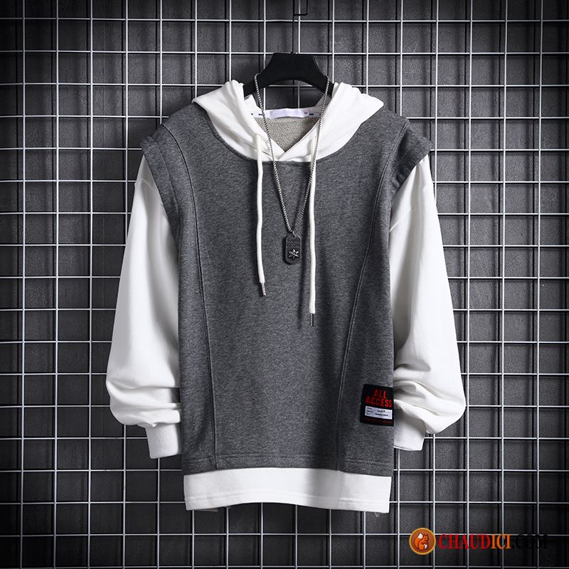 Sweat À Capuche Doublé Homme Homme Tendance Sport Une Veste Hoodies